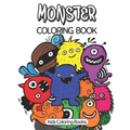 Monster Coloring Book: 30 Cute Unique Coloring Pages, Coloring Book For Kids Ages 4-8