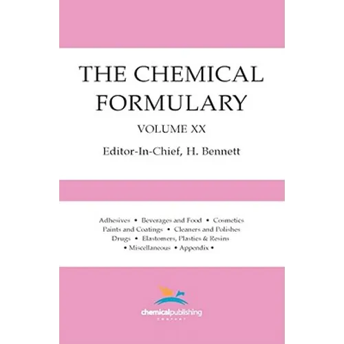 The Chemical Formulary, Volume 20