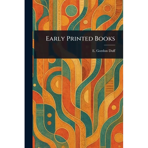 Early Printed Books