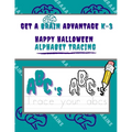 Happy Halloween Alphabet Tracing Book: 8.5 x 11 inch, alphabet and number tracing book, classic cartoons, for young ages and grades K-3