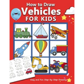 How to Draw Vehicles for Kids: Easy and Fun Step-by-Step Drawing Book (Drawing Book for Beginners)