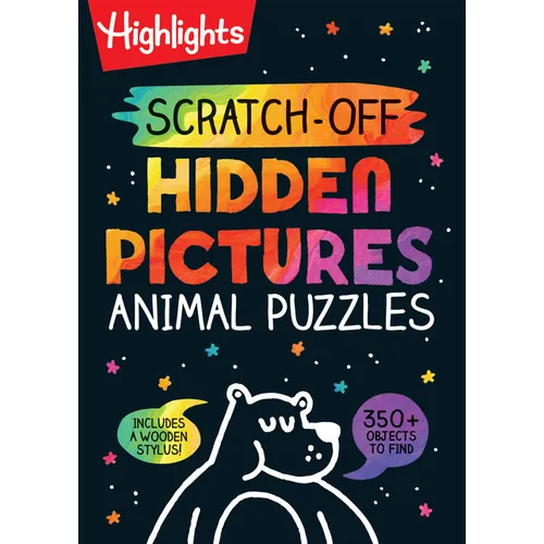 Scratch-Off Hidden Pictures Animal Puzzles: Scratch-Off Hidden Pictures Animal Puzzles (Highlights Scratch-Off Activity Books) 64-Page Scratch-Off Act