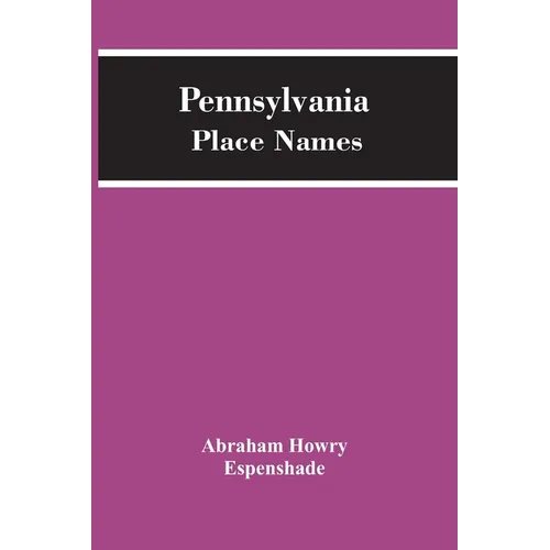 Pennsylvania Place Names