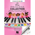Piano-By-Color - Disney Princess Collection: Color-Coded Notation with Matching Stickers Make Playing Songs from Favorite Disney Princeeses Super Easy