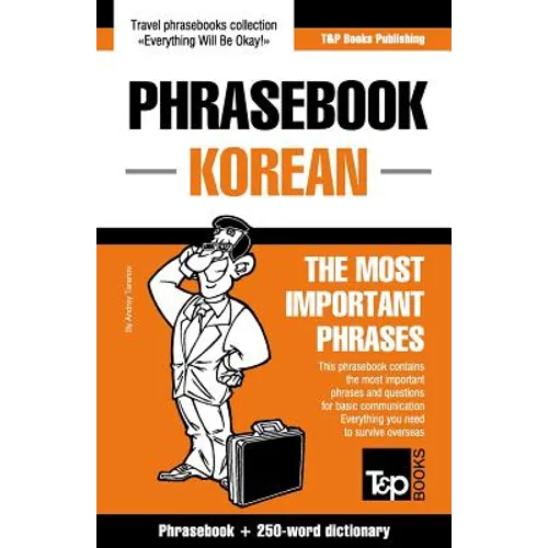 English-Korean phrasebook and 250-word mini dictionary