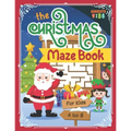 The Christmas Maze Book: Fun Christmas Maze Puzzle Book for Kids ages 4-8
