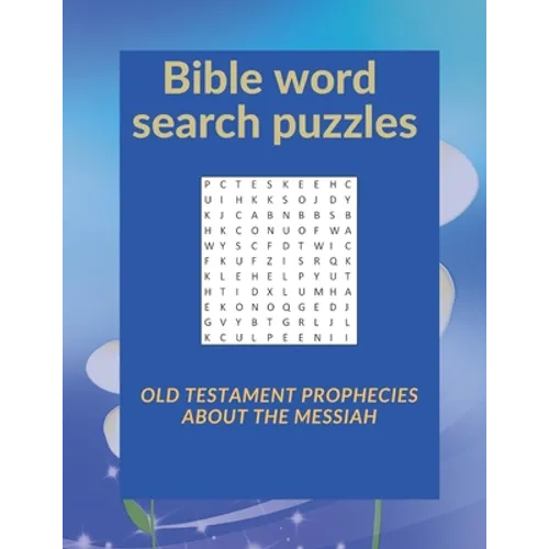 Bible word search puzzles: Old Testament prophecies about the Messiah