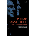 Chirac dans le texte