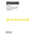 Sprachkunst. Beitrage Zur Literaturwissenschaft / Sprachkunst Jahrgang XLVII/2016 2.Halbband: Beitrage Zur Literaturwissenschaft