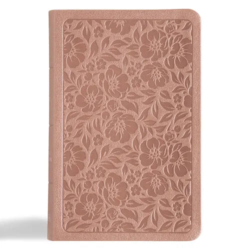KJV Personal Size Bible, Rose Gold Leathertouch