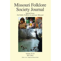 Missouri Folklore Society Journal, Special Issue: On Public Folklore in and near Missouri