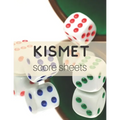 Kismet Score Sheets: 120 Kismet Score Pads, Kismet Dice Game Score Book, Kismet Part Supplies
