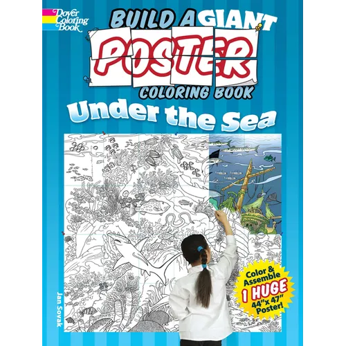 Build a Giant Poster Coloring Book -- Under the Sea
