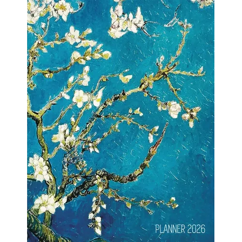 Vincent Van Gogh Planner 2026: Almond Blossom Painting Artistic Post-Impressionism Art Organizer: January-December (12 Months)