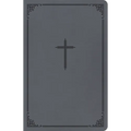 CSB Thinline Bible, Value Edition, Charcoal Leathertouch