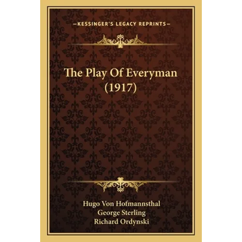 The Play Of Everyman (1917)
