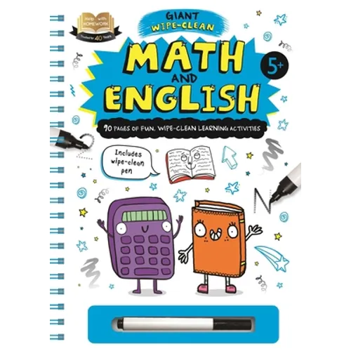 Help with Homework: Math and English-Giant Wipe-Clean Learning Activities Book: Includes Wipe-Clean Pen