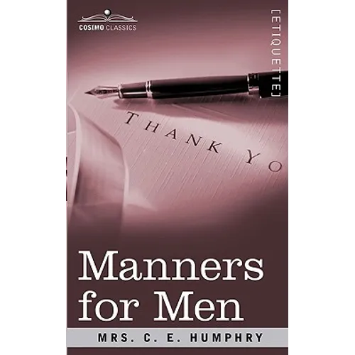 Manners for Men