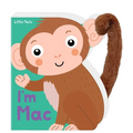 Little Tails: I'm Mac the Monkey: Board Book with Plush Tail