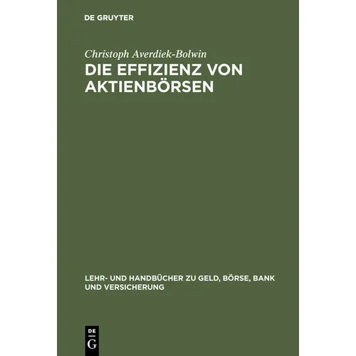 Die Effizienz von Aktienbörsen