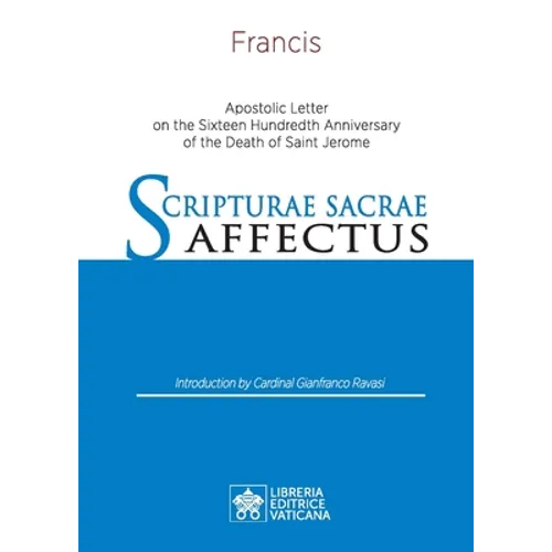 Scripturae Sacrae affectus: Apostolic Letter on the Sixteen Hundredth Anniversary of the Death of Saint Jerome