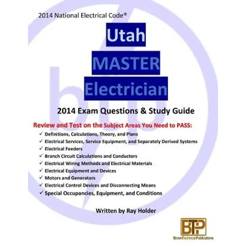 Utah 2014 Master Electrician Study Guide