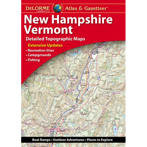 Delorme Atlas & Gazetteer New Hampshire/Vermont
