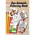 Zoo Animals Coloring Book: size 6 x 9 in for girls and boys aged 2 to 6 years old