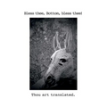Bless thee, Bottom, bless thee! Thou art translated.: Translations and Transformations