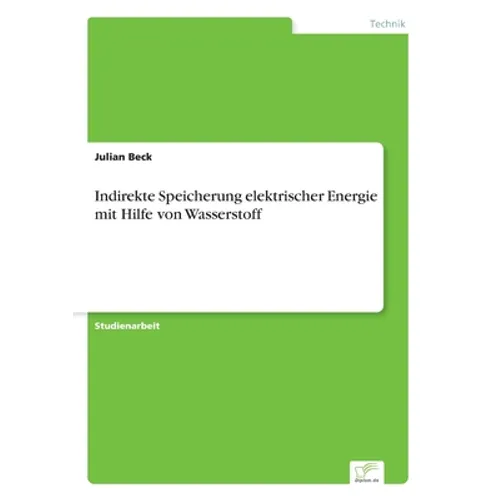 Indirekte Speicherung elektrischer Energie mit Hilfe von Wasserstoff