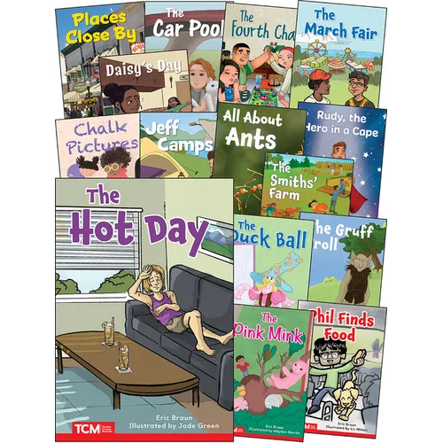 Decodable Books Grade 2 Set 1: 15-Book Set
