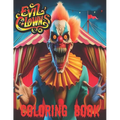 Evil clowns: Coloring book for adults