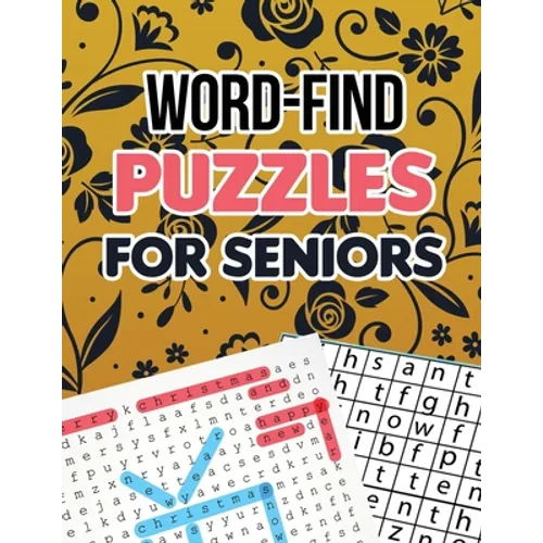 Word-Find Puzzles for Seniors: Word Search Brain Workouts Book, Word Searches to Challenge Your Brain, Brian Game Book for Seniors in This Christmas