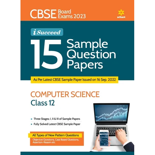 CBSE Board Exams 2023 I-Succeed 15 Sample Question Papers COMPUTER SCIENCE Class 12th