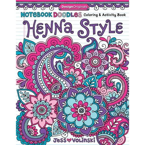 Notebook Doodles Henna Style: Coloring & Activity Book