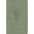 CSB Personal Size Bible, Sage Suedesoft Leathertouch