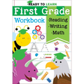 Ready to Learn: First Grade Workbook: Fractions, Measurement, Telling Time, Descriptive Writing, Sight Words, and More!