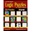 Activity Book: Logic Puzzles for Adults & Seniors: 500 Hard Puzzles (Sudoku - Fillomino - Straights - Futoshiki - Binary - Slitherlink - Sudoku X - Ma
