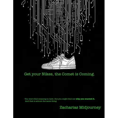 Get Your Nikes, The Comet is Coming.: A Sacred Text Written by a Machine and Published by a Human Who Refused to Read It