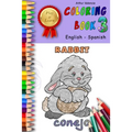 Play & Learn Coloring Book 3: English - Spanish