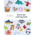ABC Dot to Dot Coloring Book: tracing shapes & letters, coloring activities, find the hiden letter activities, Color each letter in the drawing with