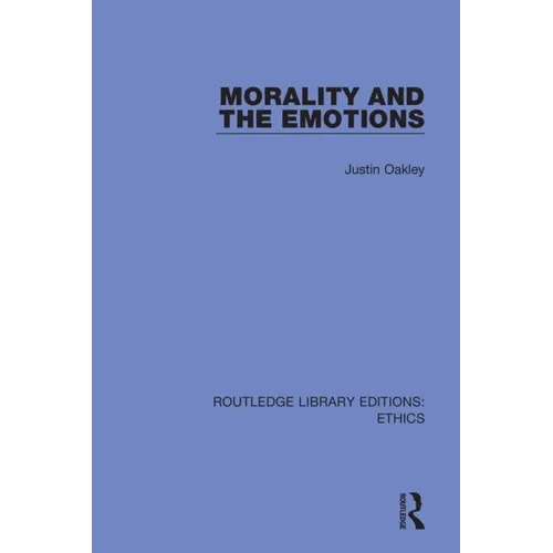 Morality and the Emotions