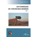 Dictionnaire de toponymie berbère