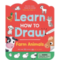 Learn How to Draw: Farm Animals: With Over 50 Stickers & Lots to Color