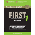 Cambridge English First 1 for Revised Exam from 2015 Student's Book with Answers: Authentic Examination Papers from Cambridge English Language Assessm