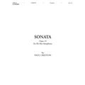 Sonata, Op. 19: For E-Flat Alto Saxophone