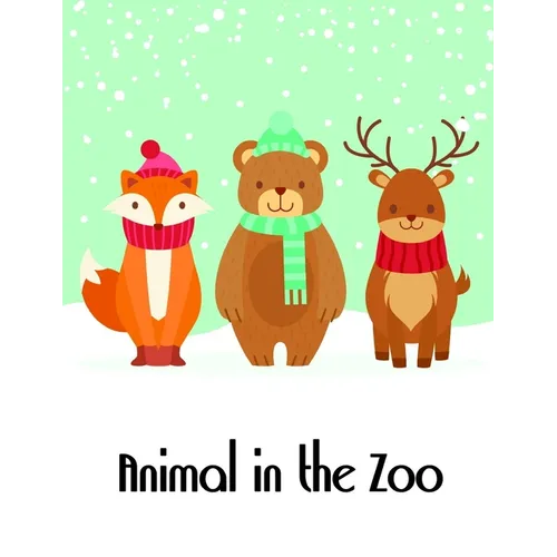 Animal in the Zoo: The Coloring Pages, design for kids, Children, Boys, Girls and Adults