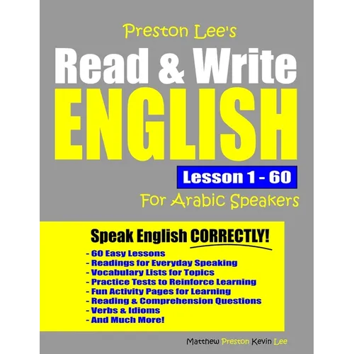 Preston Lee's Read & Write English Lesson 1 - 60 For Arabic Speakers