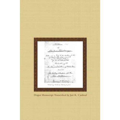 Notes Of Border History- Taken on a Trip to the western part of Penna., & the adjoining parts of N. Y. & Ohio
