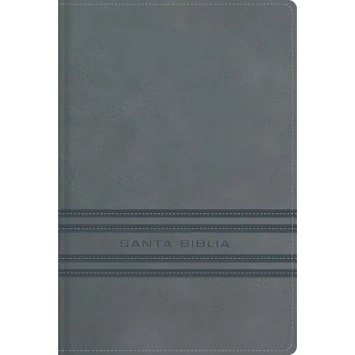Nbla, Santa Biblia, Edición Versificada, Tamaño Bolsillo, Leathersoft, Gris, Palabras de Jesús En Rojo, Comfort Print